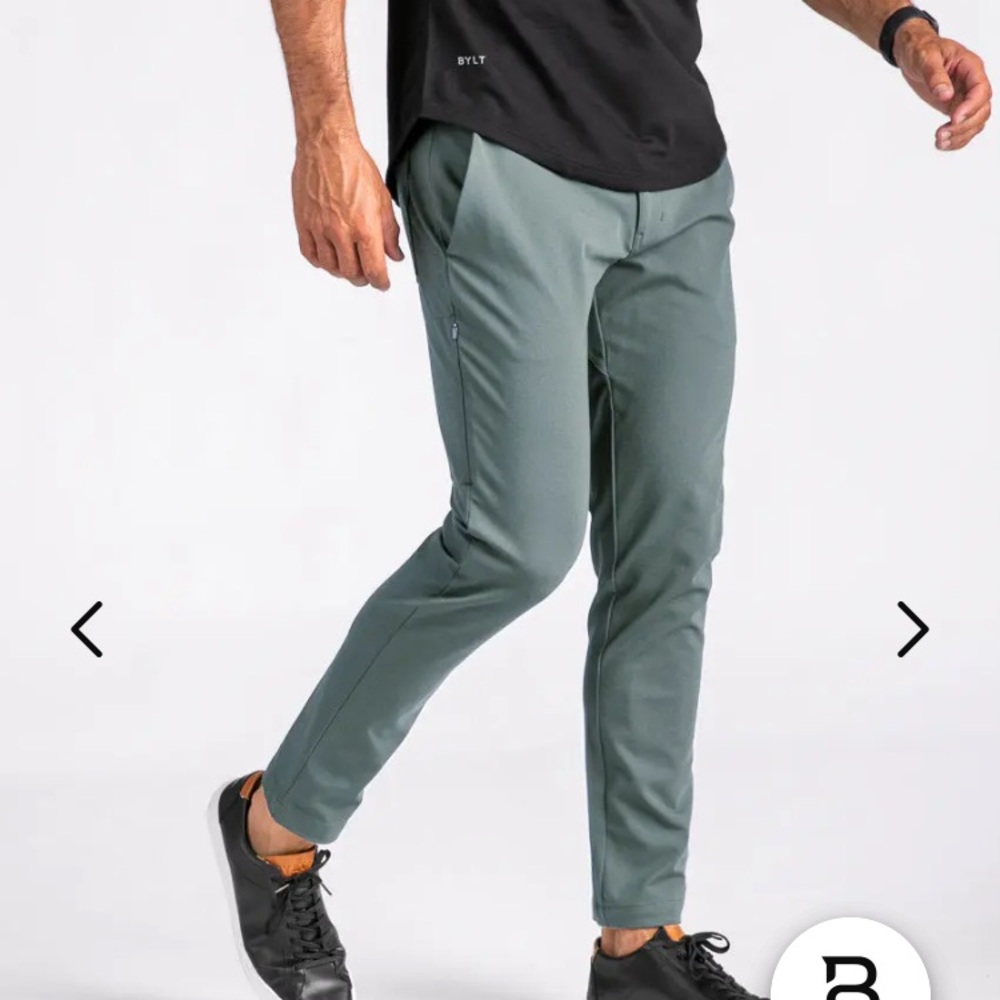 34x28 Bylt Basic Dark Sage Pants